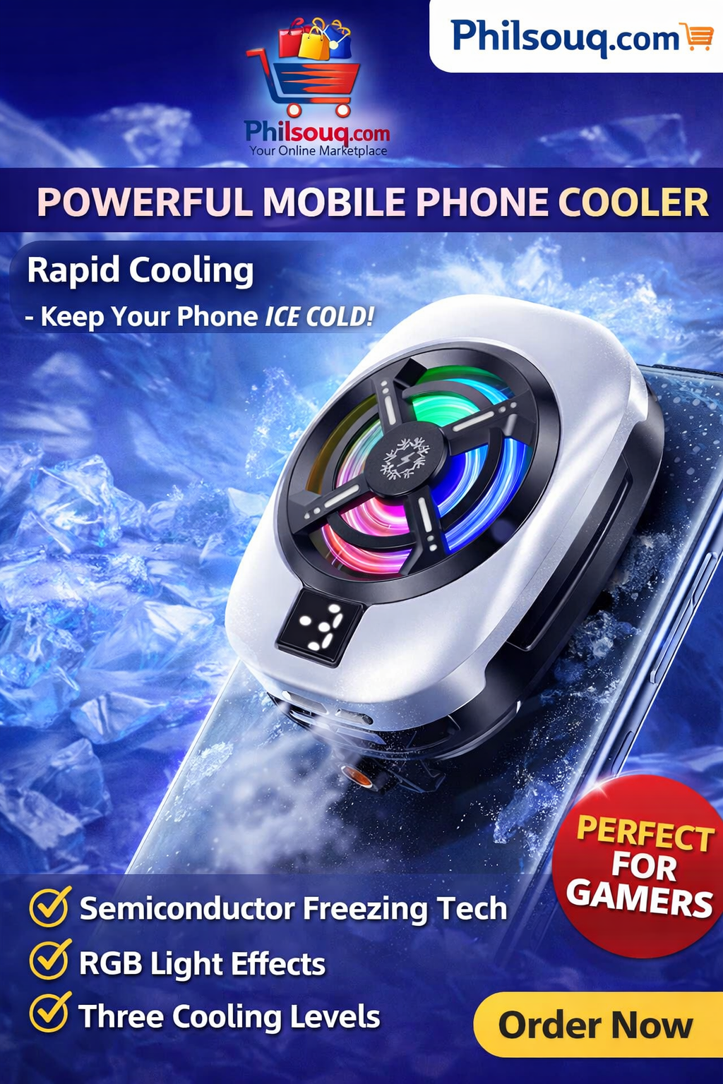 TL16 Mobile Phone Cooler – Powerful Cooling for Peak Performance