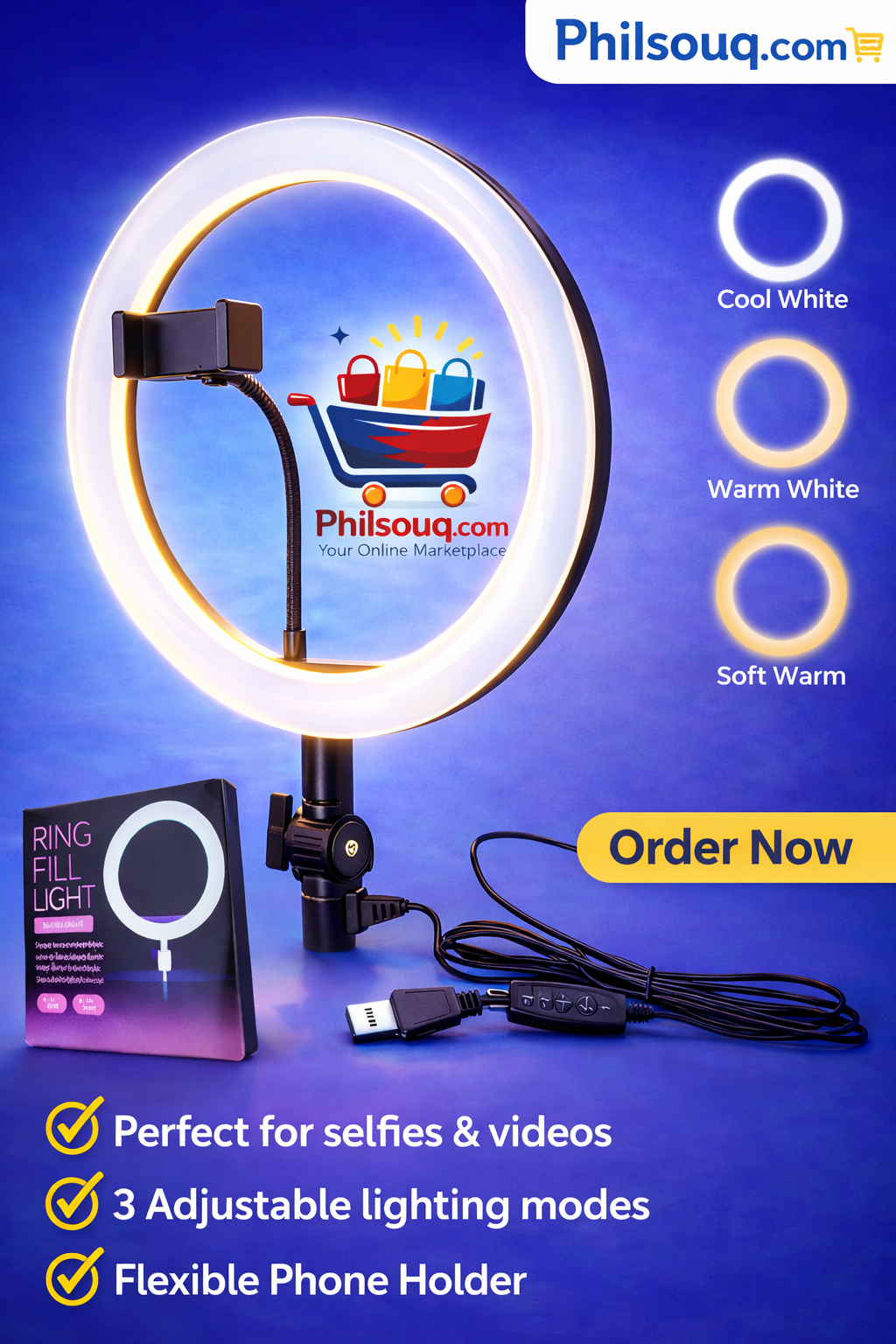 12" ring light