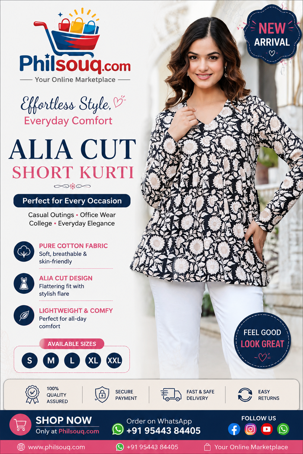 Alia Cut Short Kurti - TR
