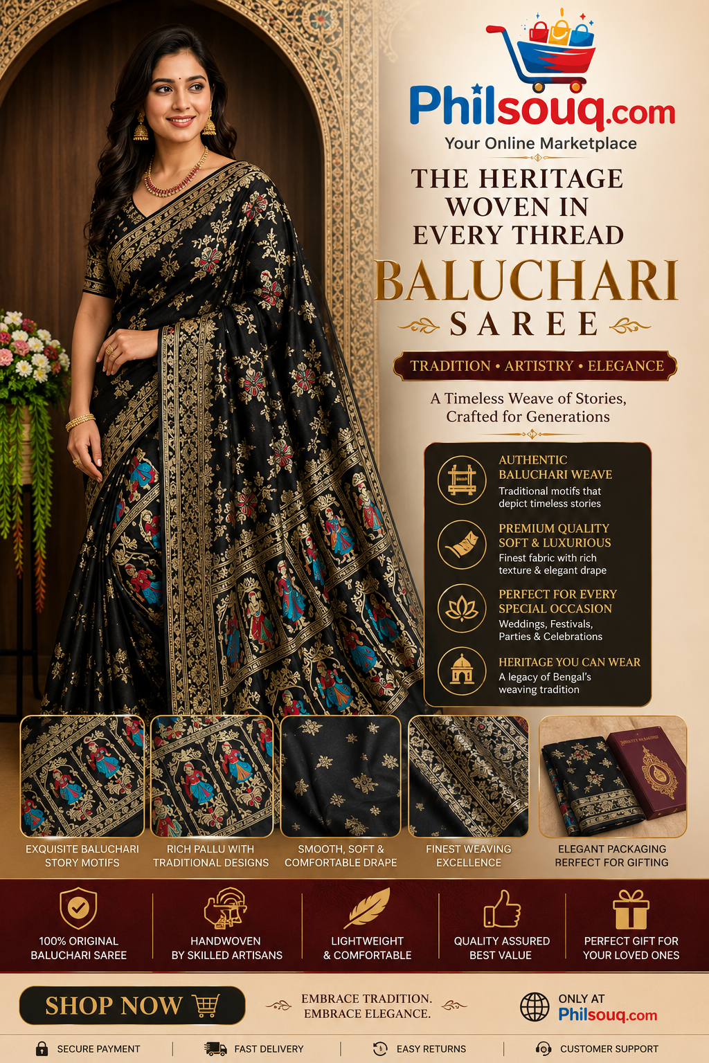 Baluchari Saree Collection -SU