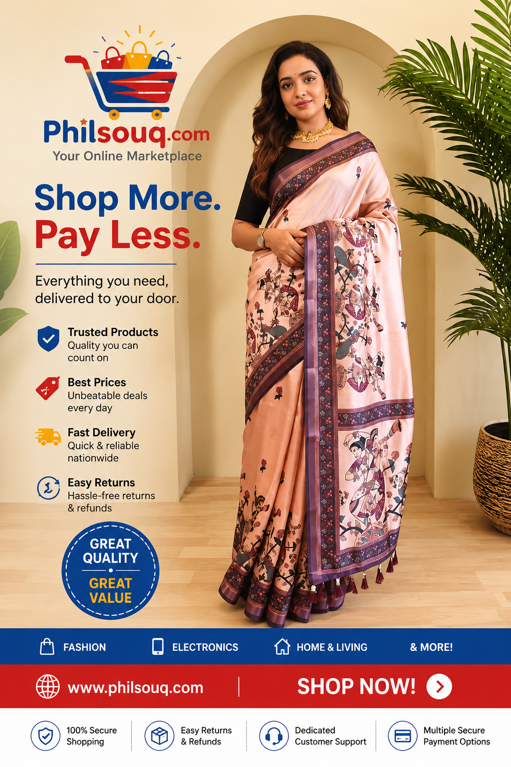 Premium Pure Dola Viscose Sarees -SU