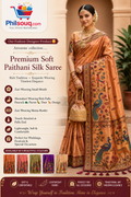 Premium Soft Paithani Silk Saree -SU
