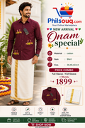Cotton Shirt & Mundu Combo - KBG