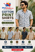 Premium Cotton Print Shirts – Half Sleeve - KBG