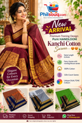 Premium Handloom Kanchi Cotton Saree - DKS