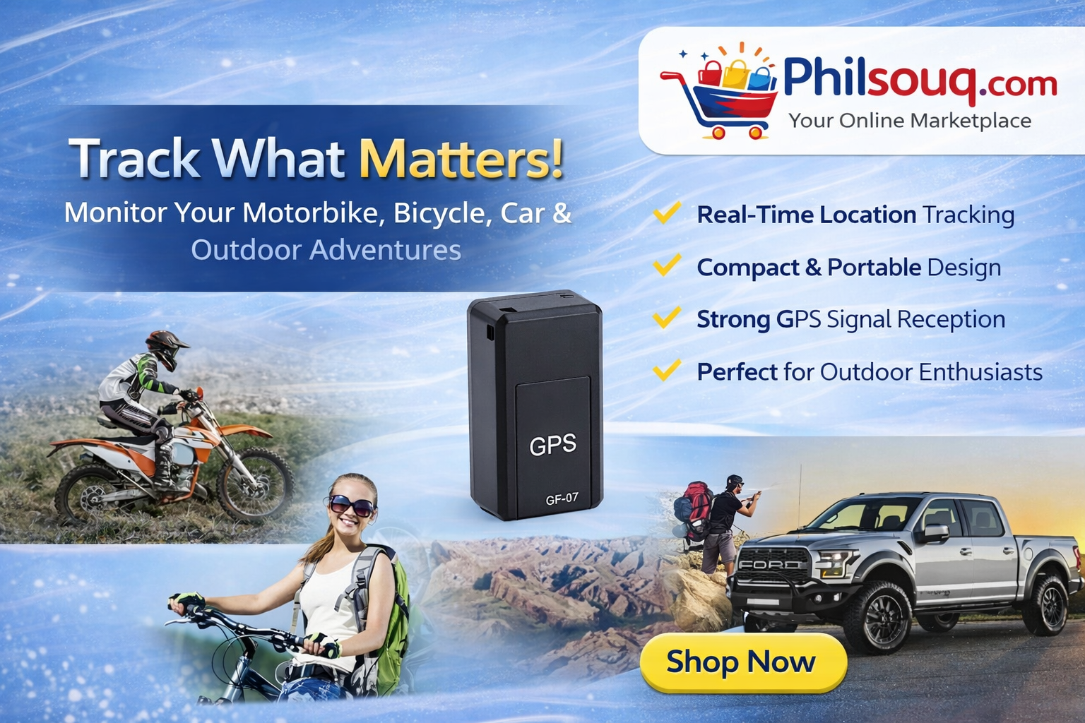 GPS Wireless Tracker with Voice Recording,