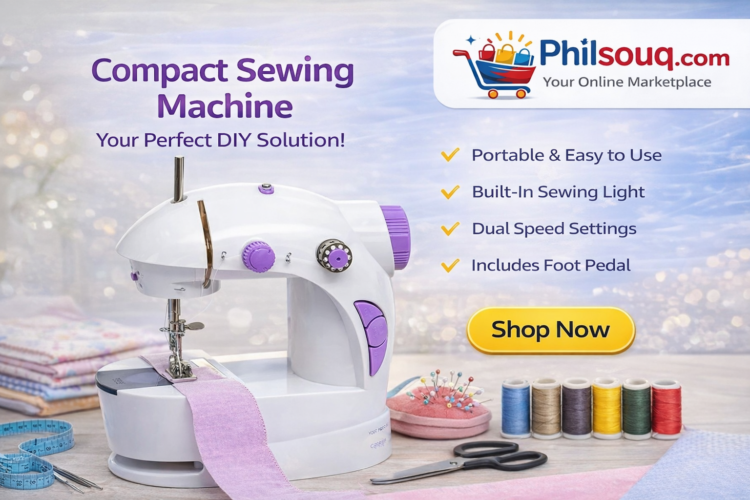 ORLOV® Sewing Machine for Home Tailoring, Silai Machine for Home, Sewing Machine Mini, Sewing Machine, Stitching Machine for Home, Tailoring Machine