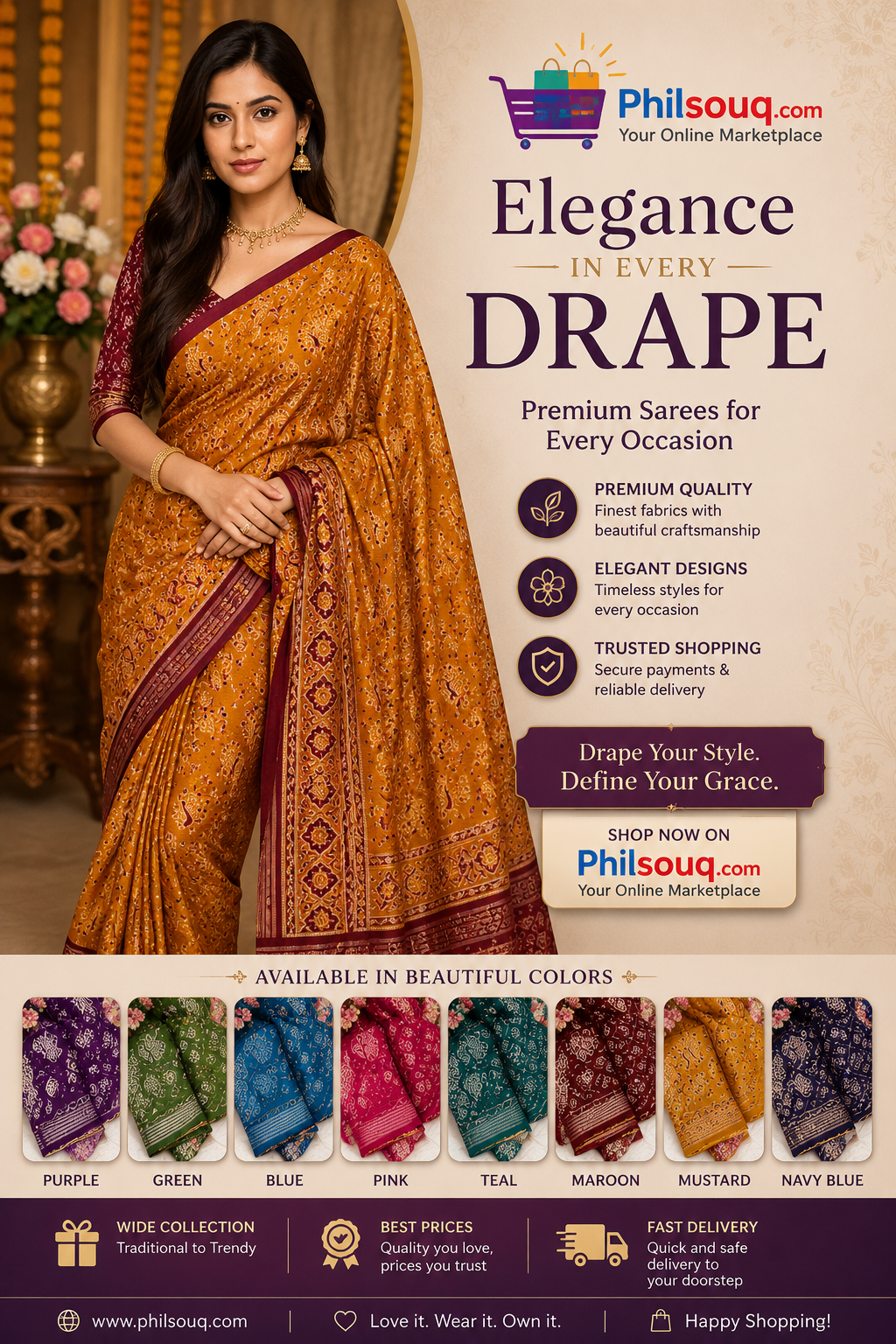 ELEGANT MUL COTTON SAREE COLLECTION -SU