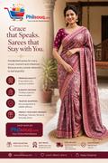 PREMIUM CHINNON SILK DIGITAL PRINT SAREE -SU