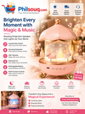 Bunny's Carousel Rotating LED Night Light