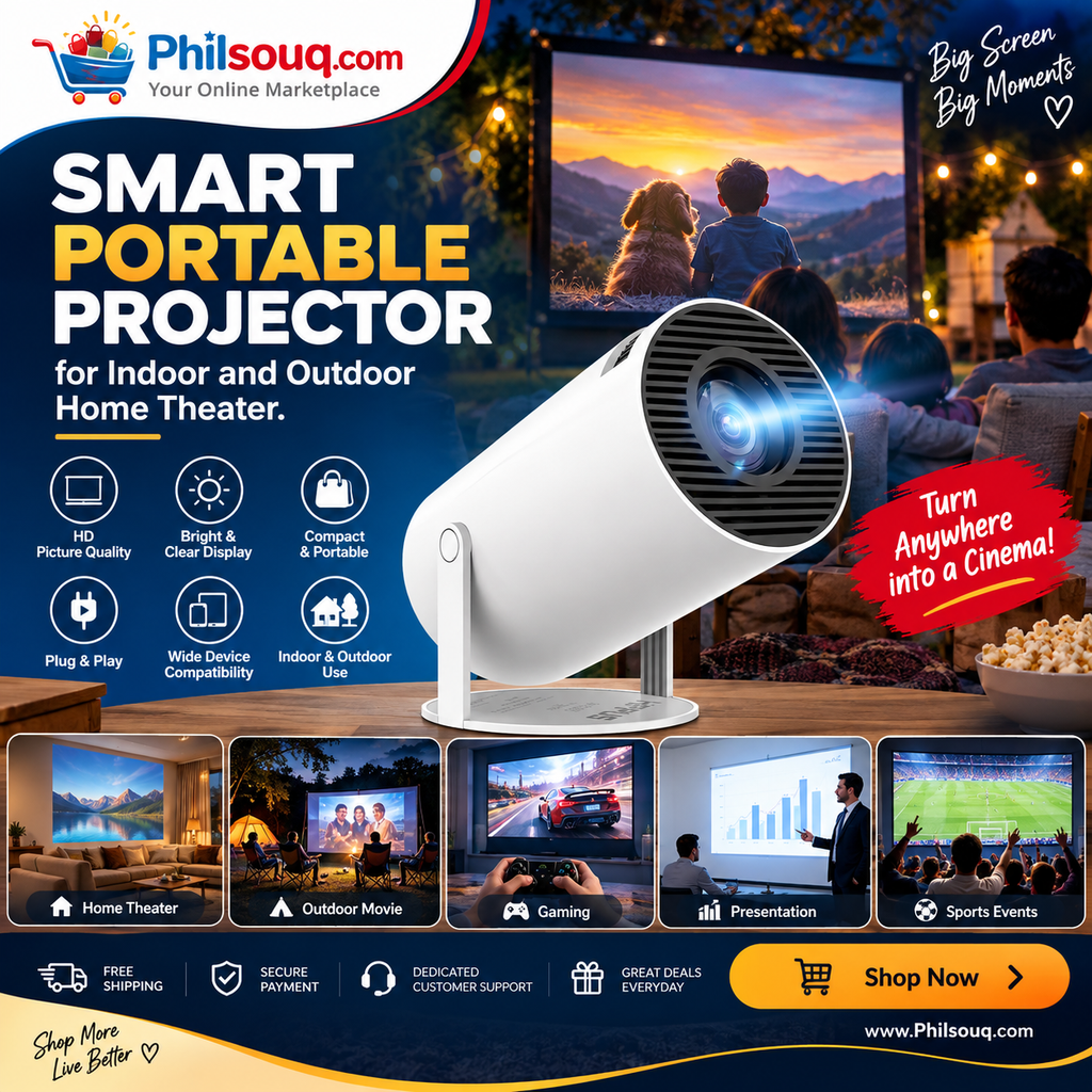 4K PROJECTOR -  Smart Portable Projector