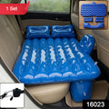 Portable Inflatable Car Air Mattress Bed With Pillow Set (1 Set)