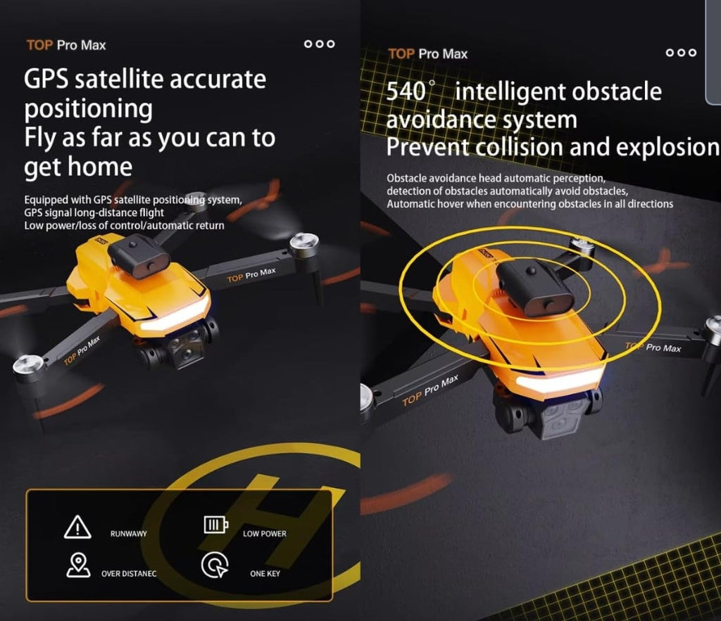 TOP Pro Max Drone – Advanced Foldable Drone