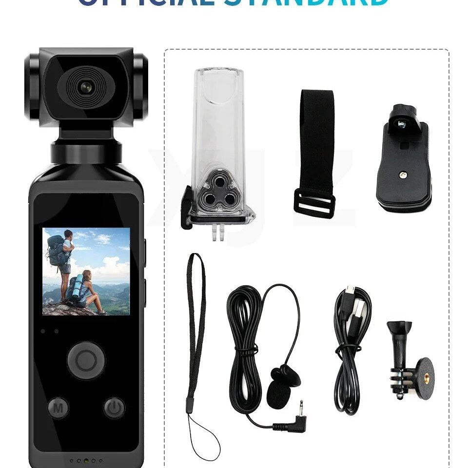 Handheld Gimbal Camera – Compact 4K Stabilized Video Recorder