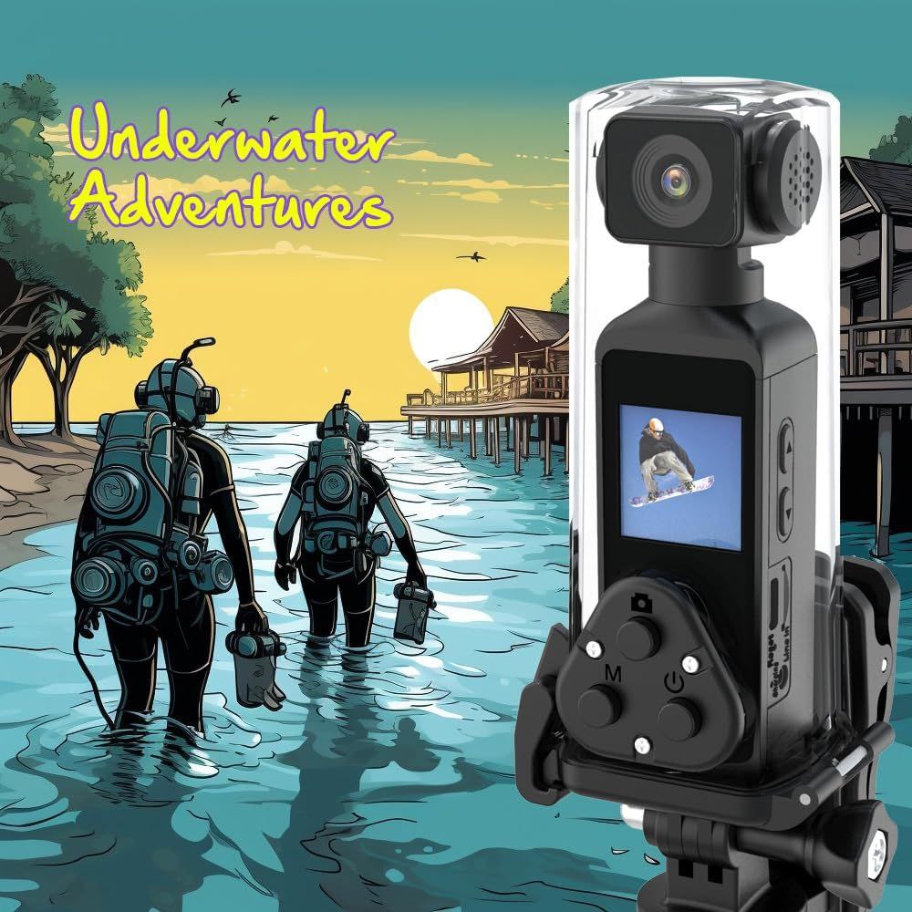 Handheld Gimbal Camera – Compact 4K Stabilized Video Recorder