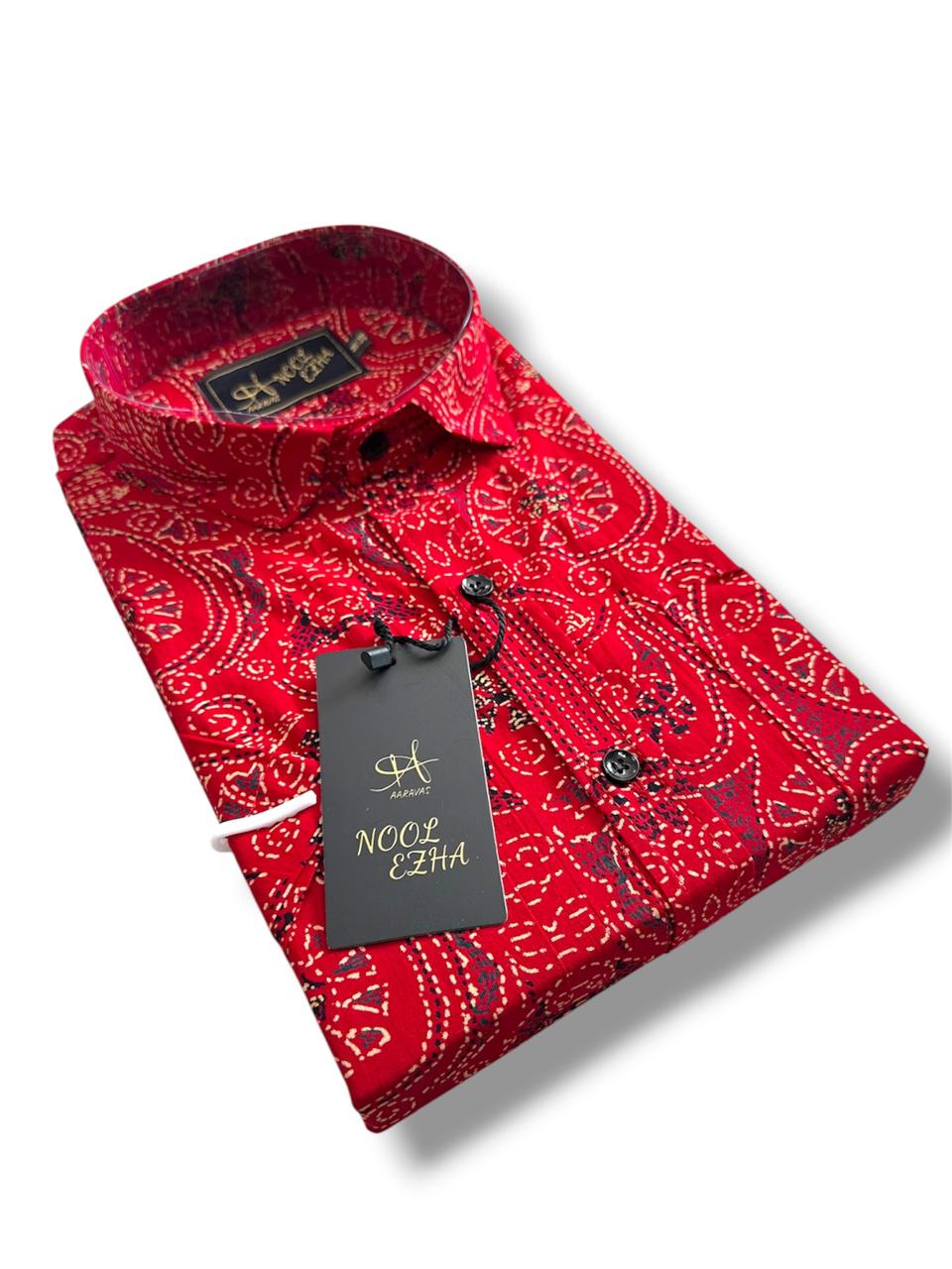 Cotton Azrakh Shirt - KBG