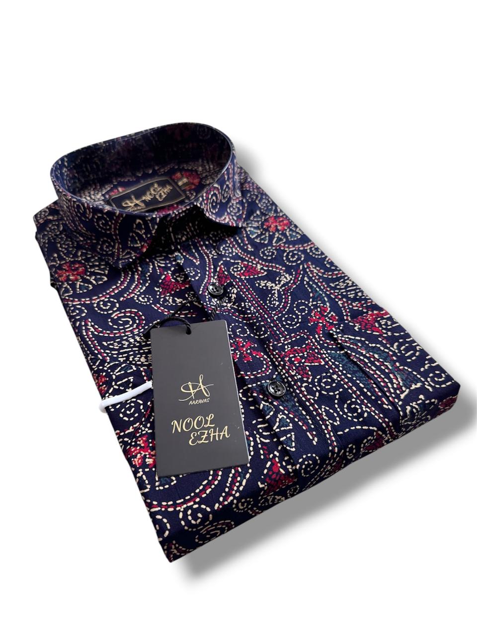 Cotton Azrakh Shirt - KBG