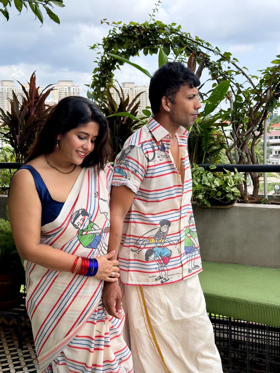 4 Line Copy - Onam Mood Saree -KBG