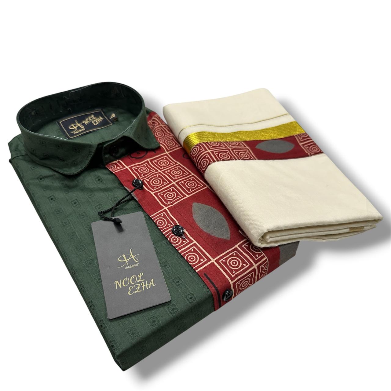Shirt & Dhoti Combo – Traditional Elegance, Modern Style - KBG