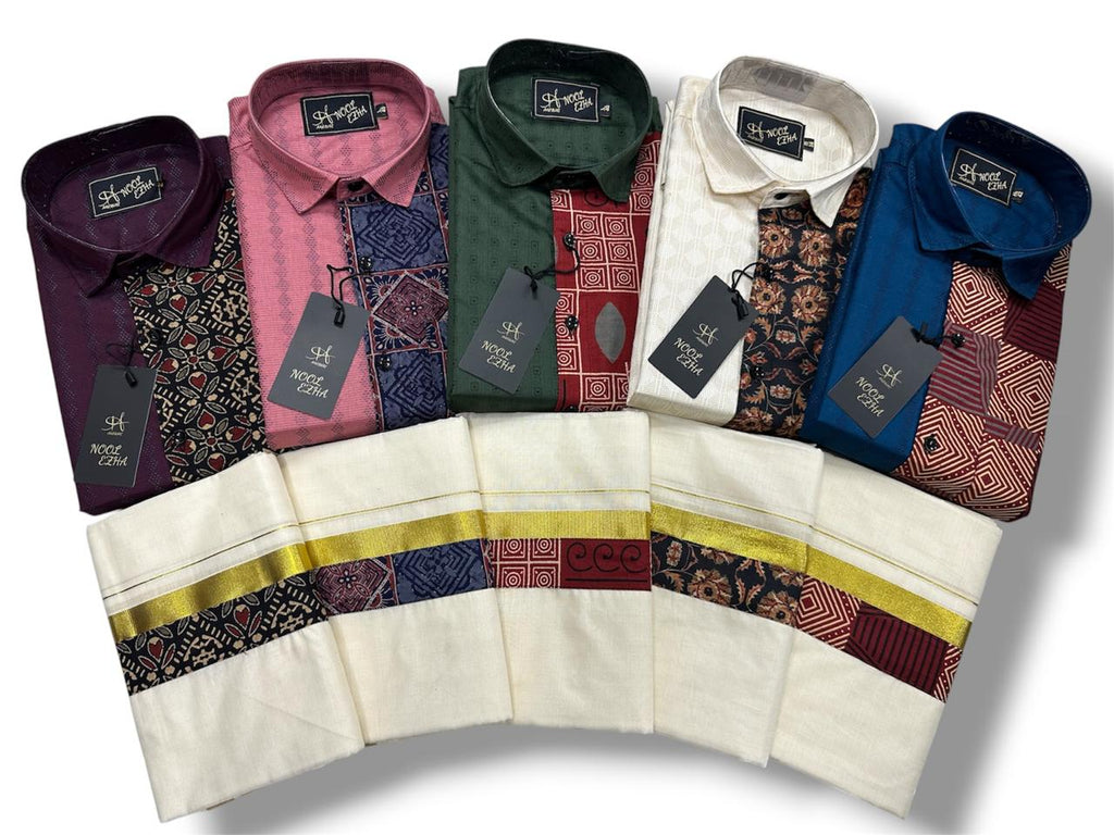Shirt & Dhoti Combo – Traditional Elegance, Modern Style - KBG