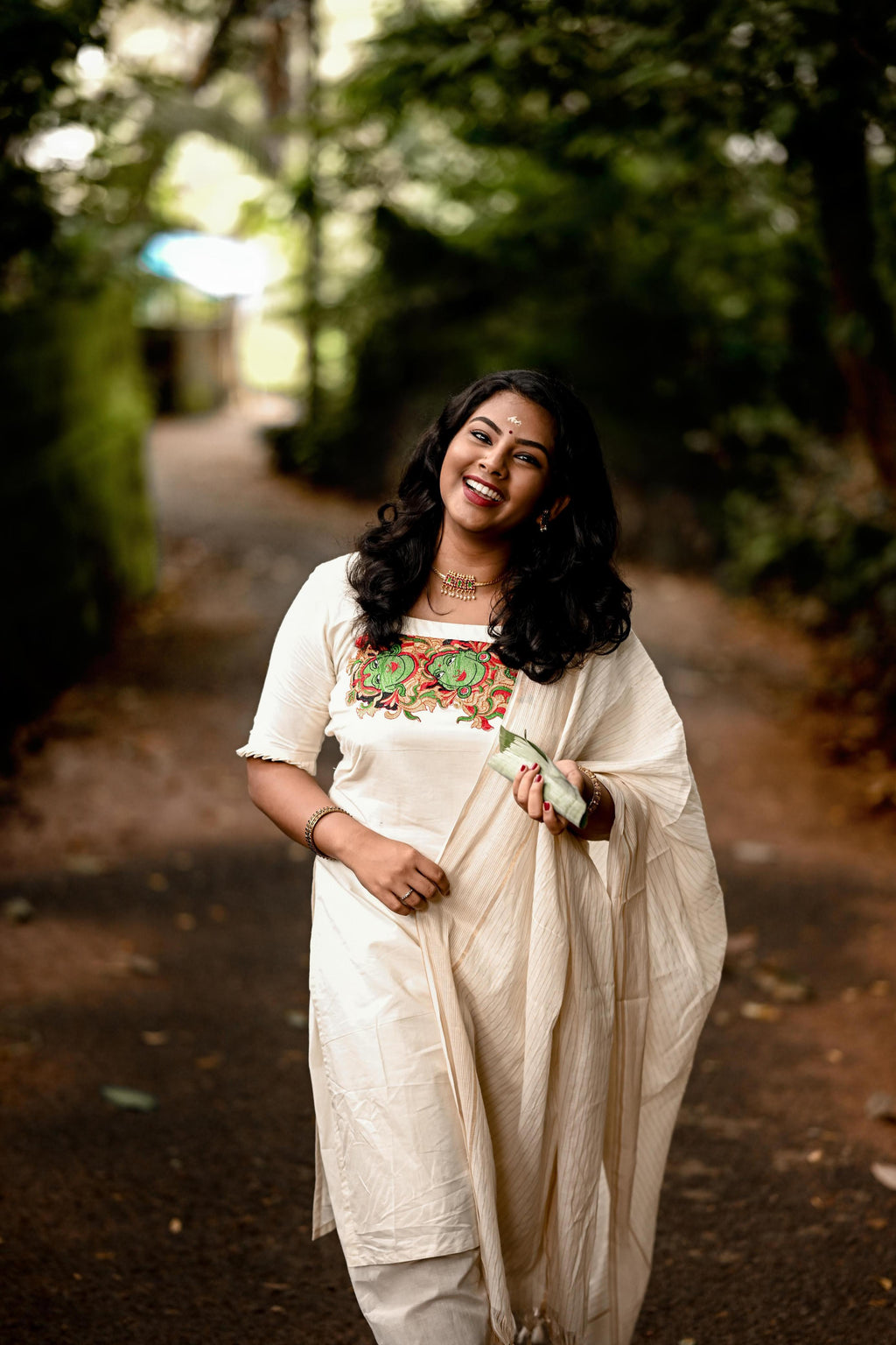 Radha Krishna Embro Chudidar - KBG