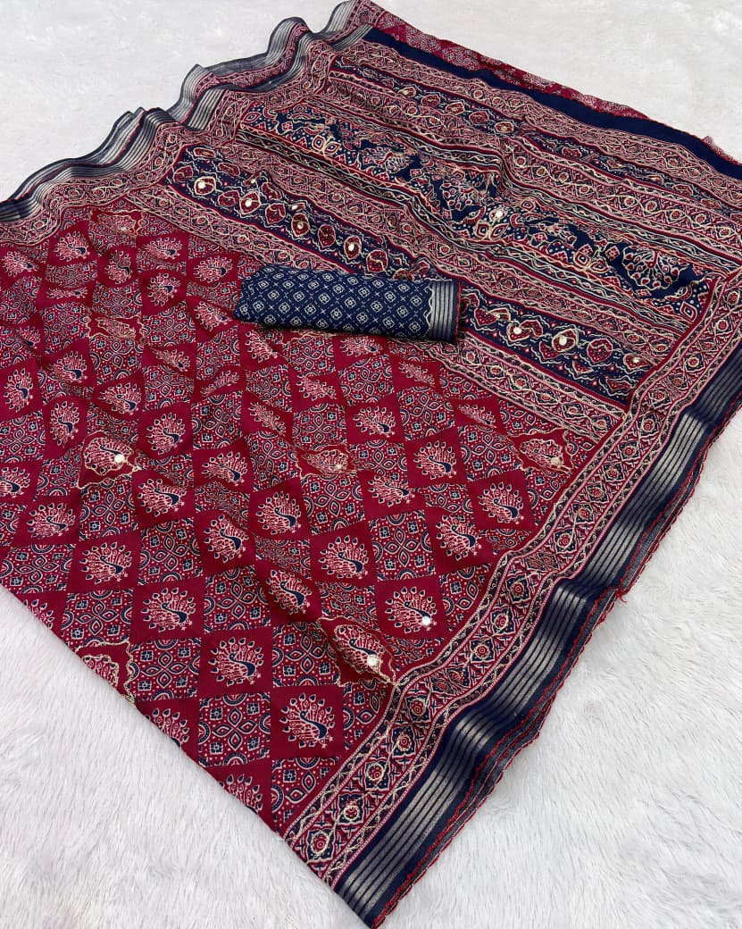 ELEGANT MUL COTTON SAREE COLLECTION -SU