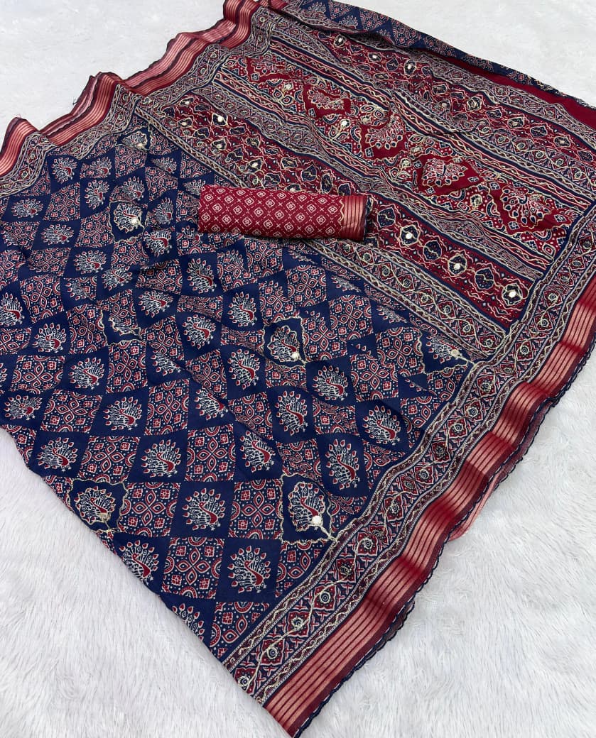ELEGANT MUL COTTON SAREE COLLECTION -SU