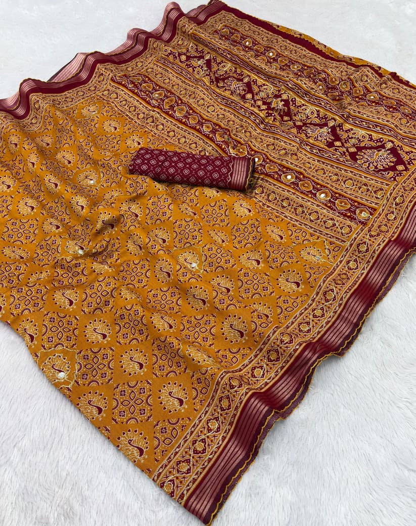 ELEGANT MUL COTTON SAREE COLLECTION -SU