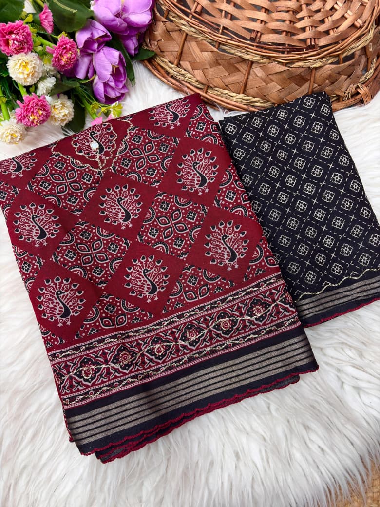 ELEGANT MUL COTTON SAREE COLLECTION -SU