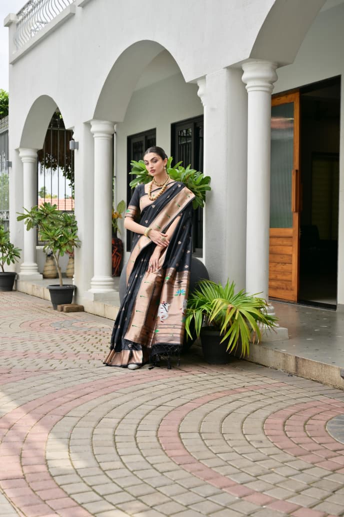 BANARASI PAITHANI SILK SAREE - SU