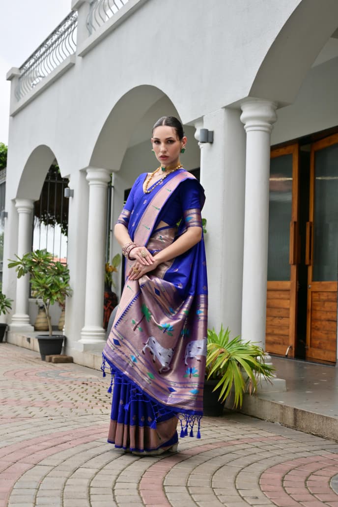 BANARASI PAITHANI SILK SAREE - SU