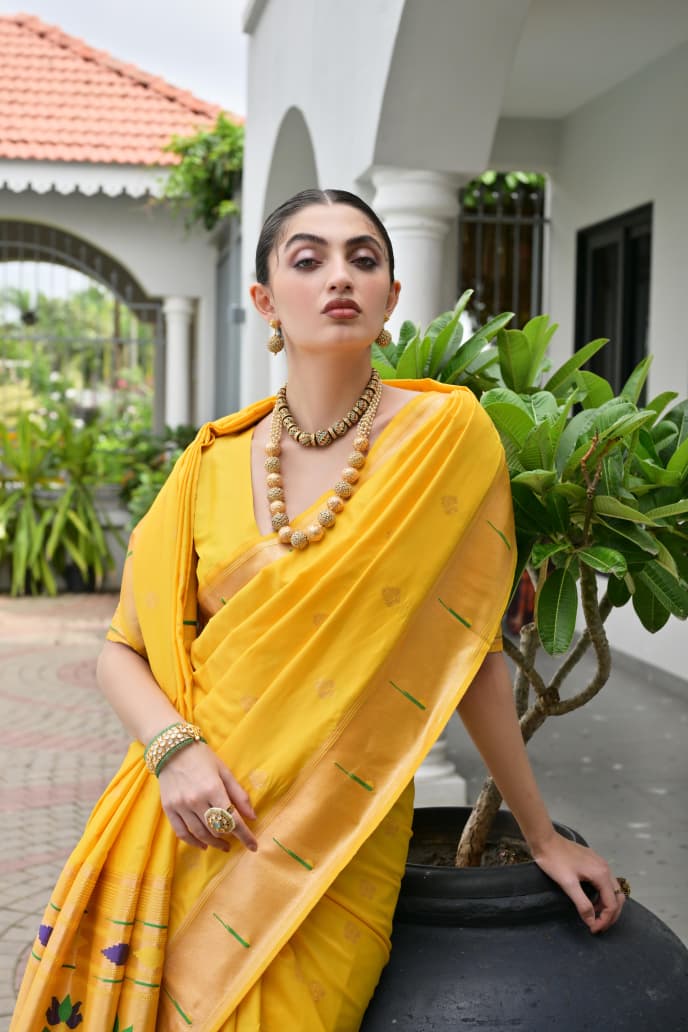 BANARASI PAITHANI SILK SAREE - SU