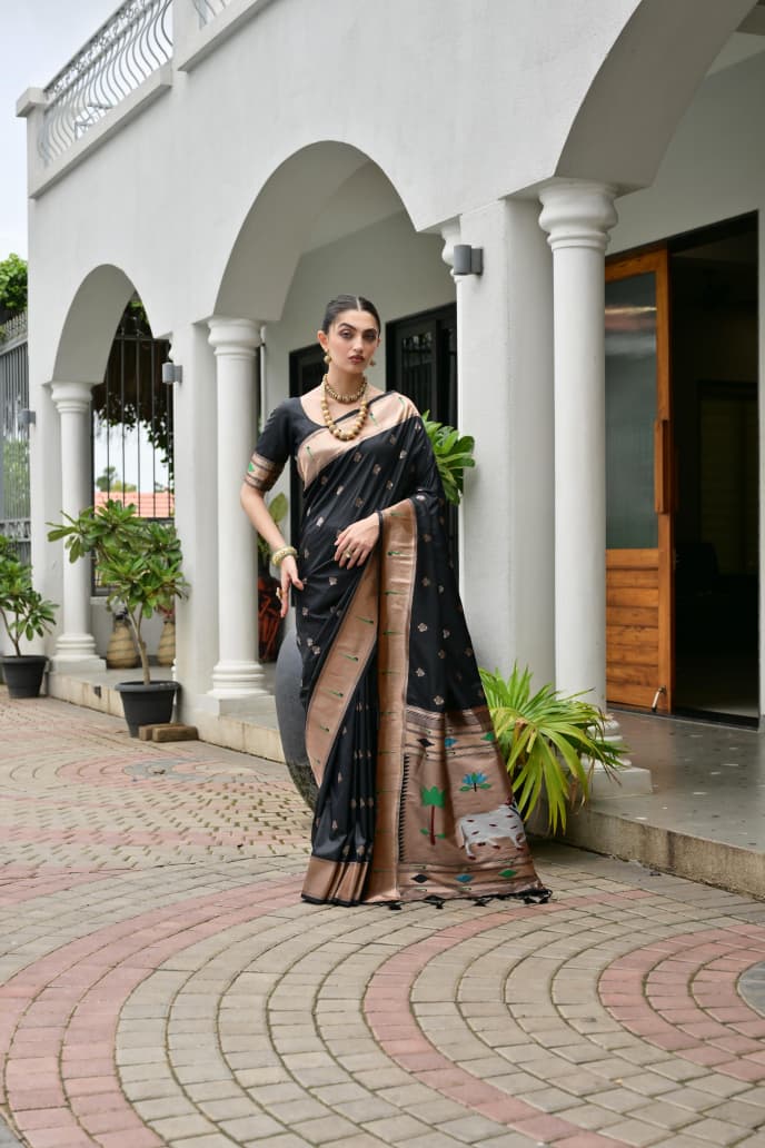 BANARASI PAITHANI SILK SAREE - SU