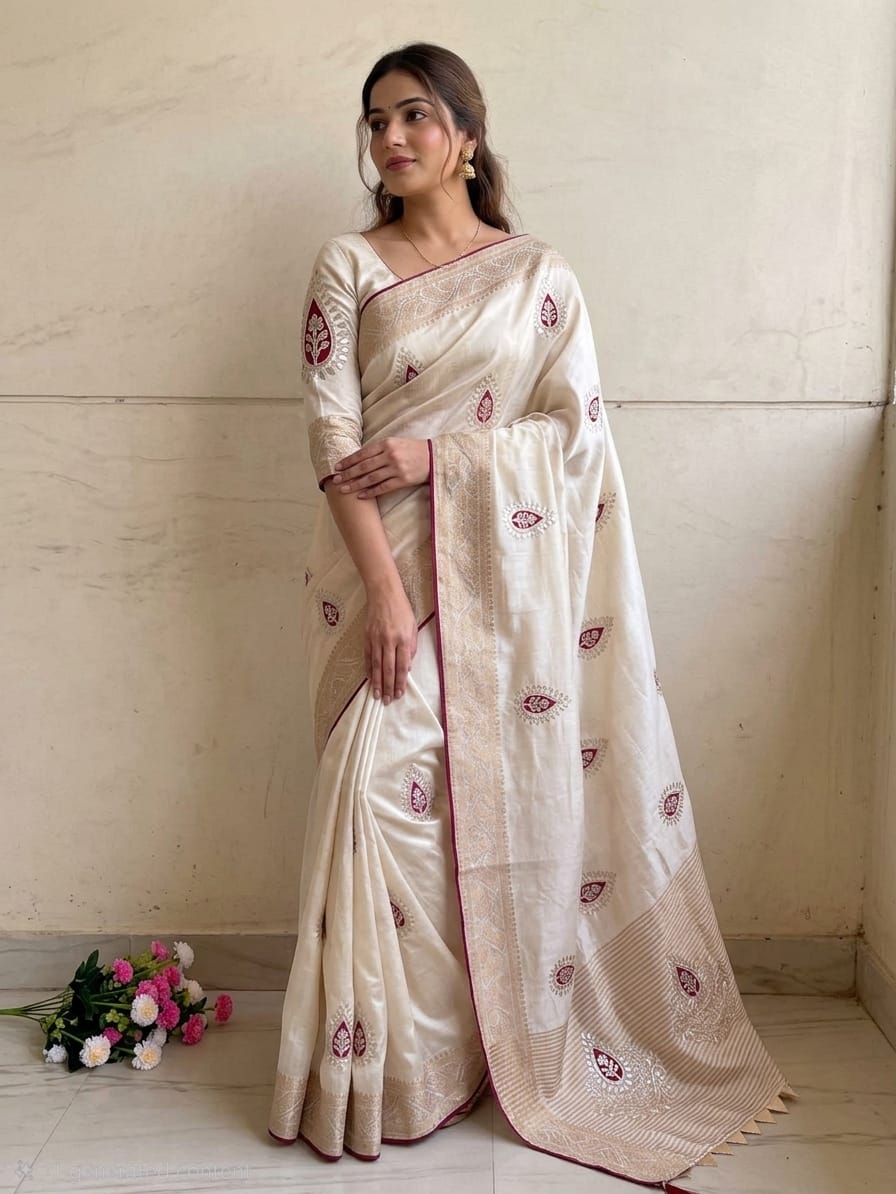 Beautiful Dori Gotta Work Collection Saree -SU