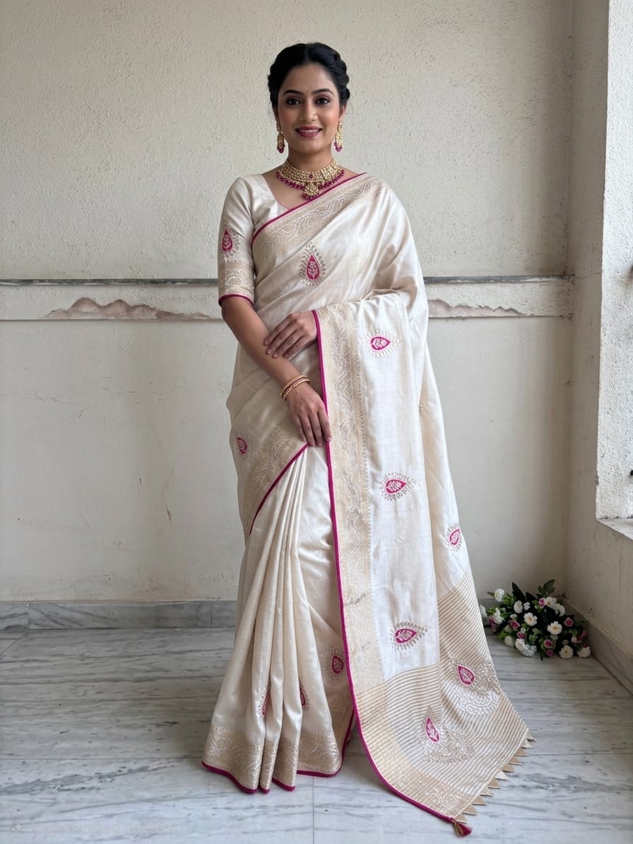 Beautiful Dori Gotta Work Collection Saree -SU