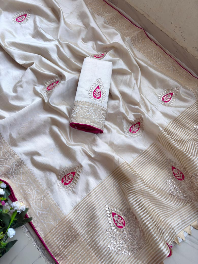 Beautiful Dori Gotta Work Collection Saree -SU