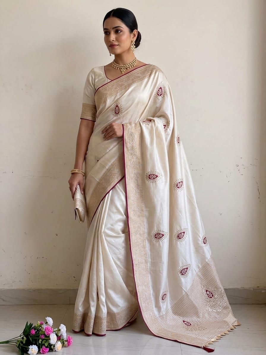 Beautiful Dori Gotta Work Collection Saree -SU