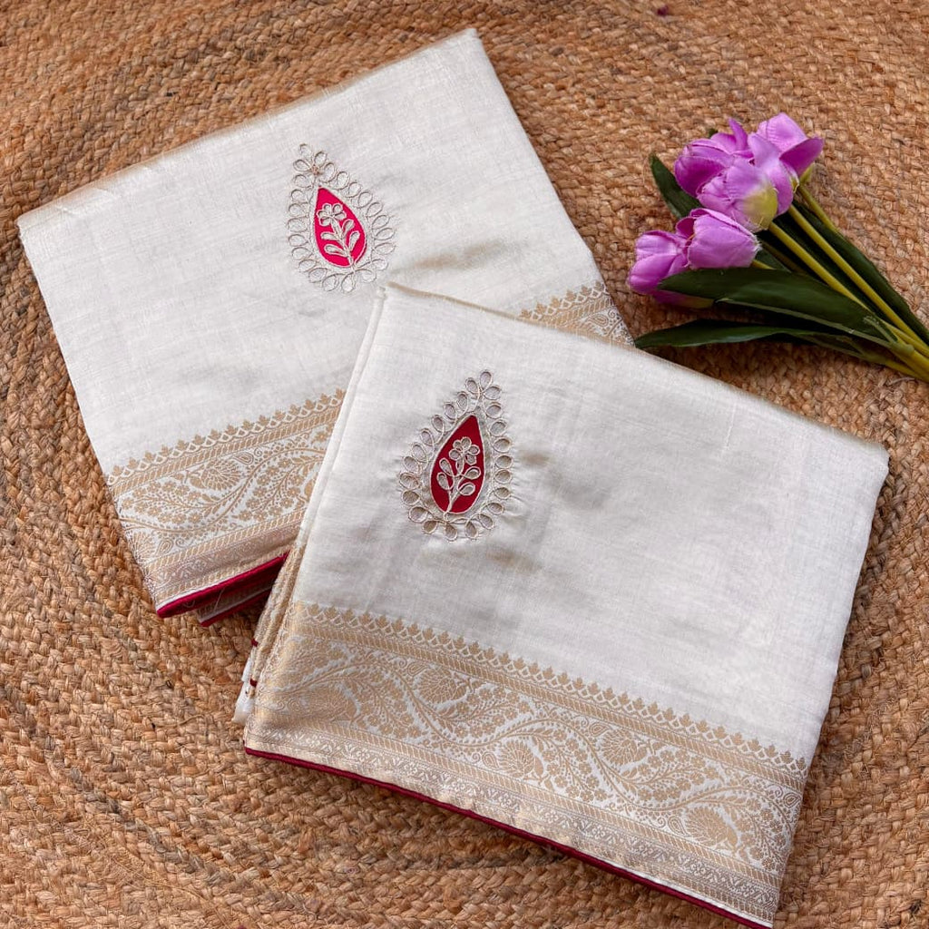Beautiful Dori Gotta Work Collection Saree -SU