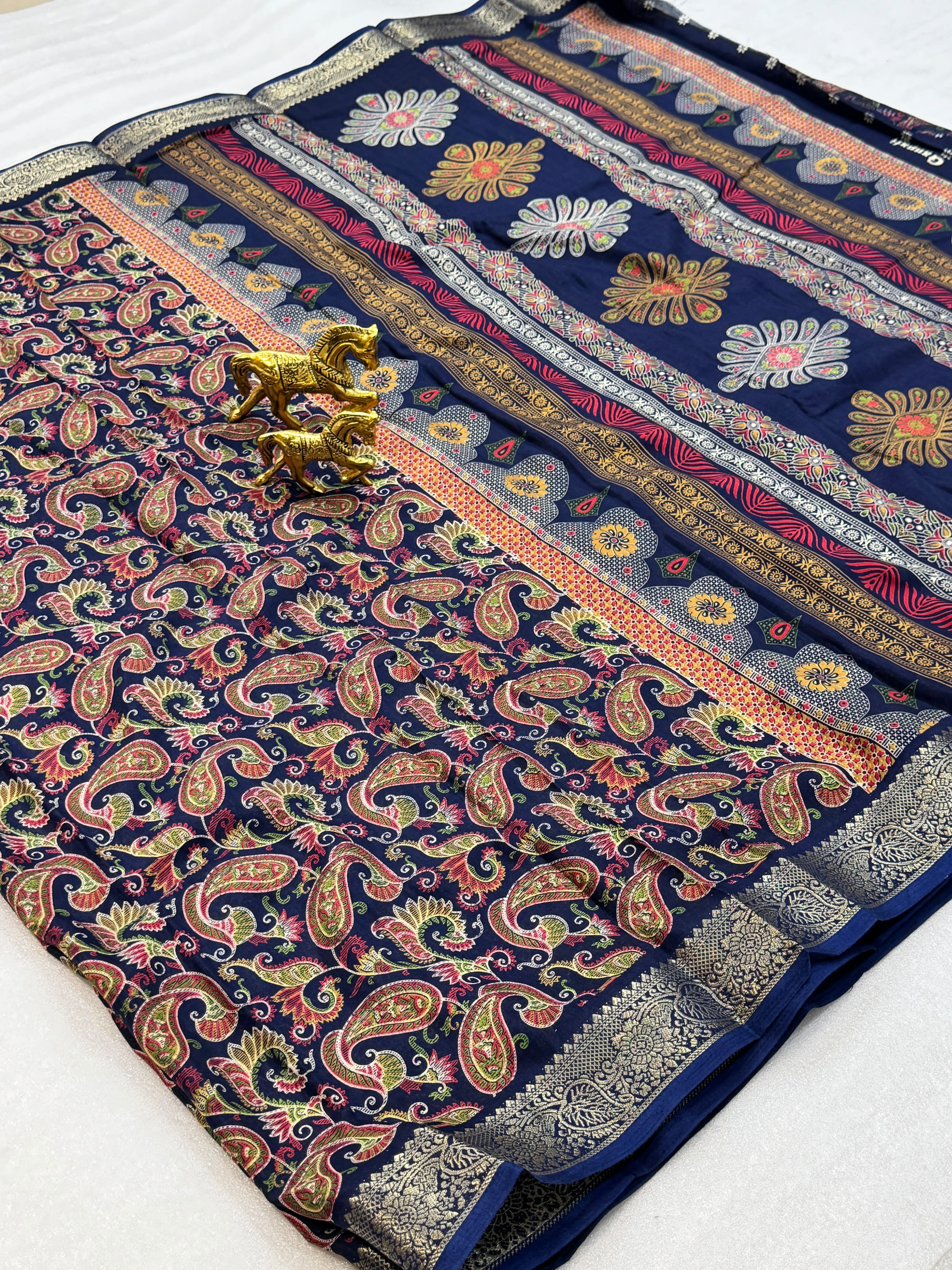 Beautiful Soft Mul Cotton Saree -SU