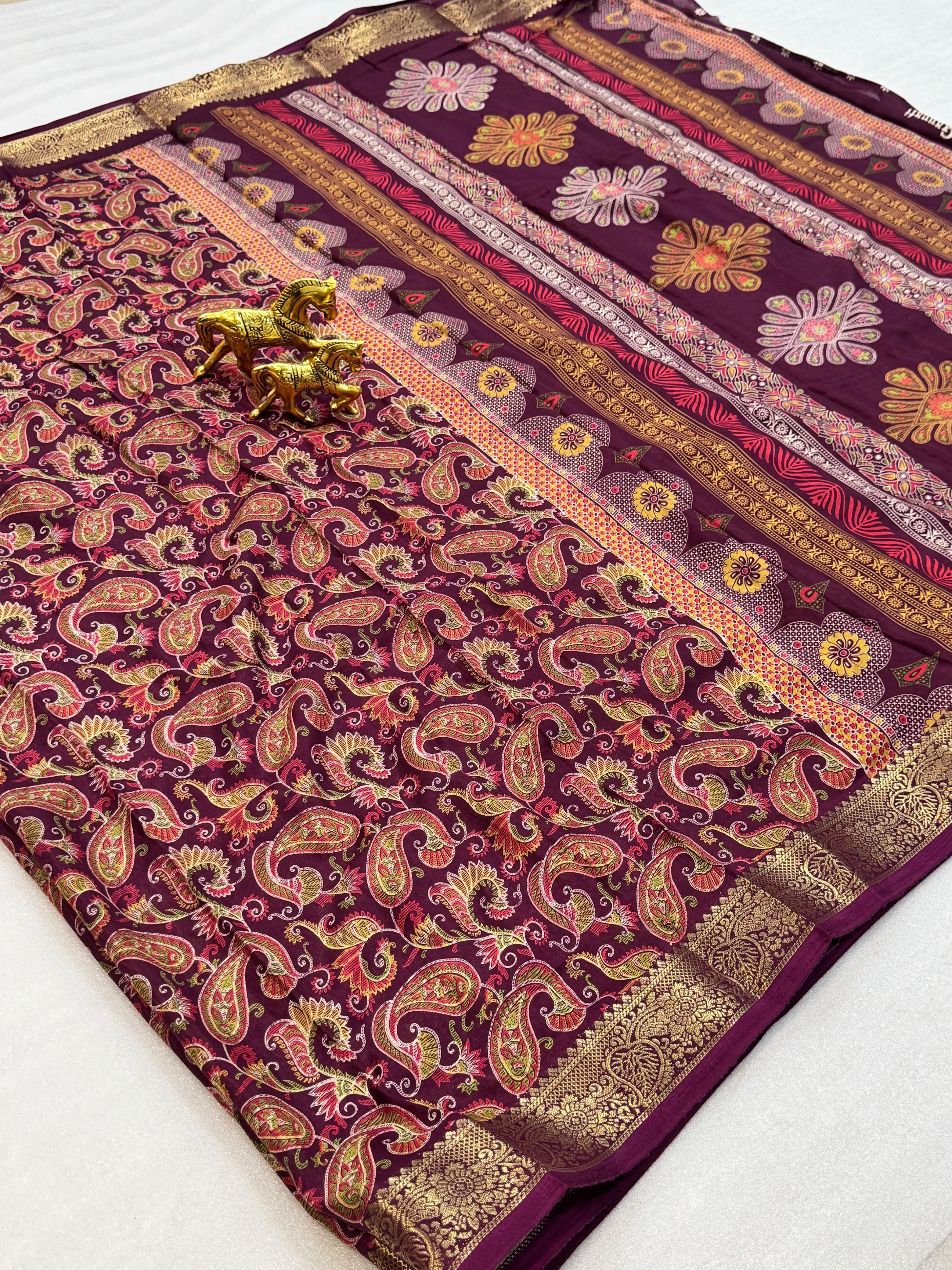 Beautiful Soft Mul Cotton Saree -SU