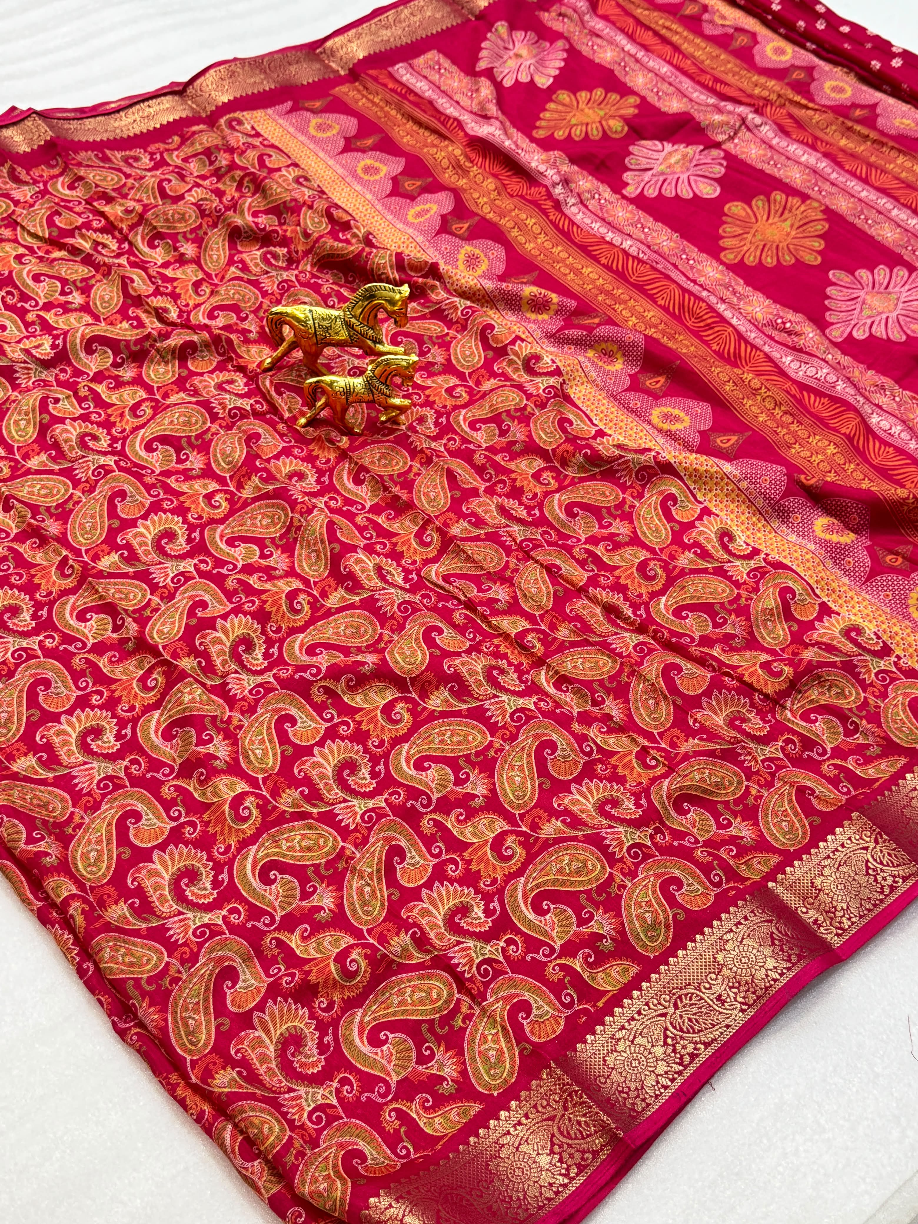 Beautiful Soft Mul Cotton Saree -SU