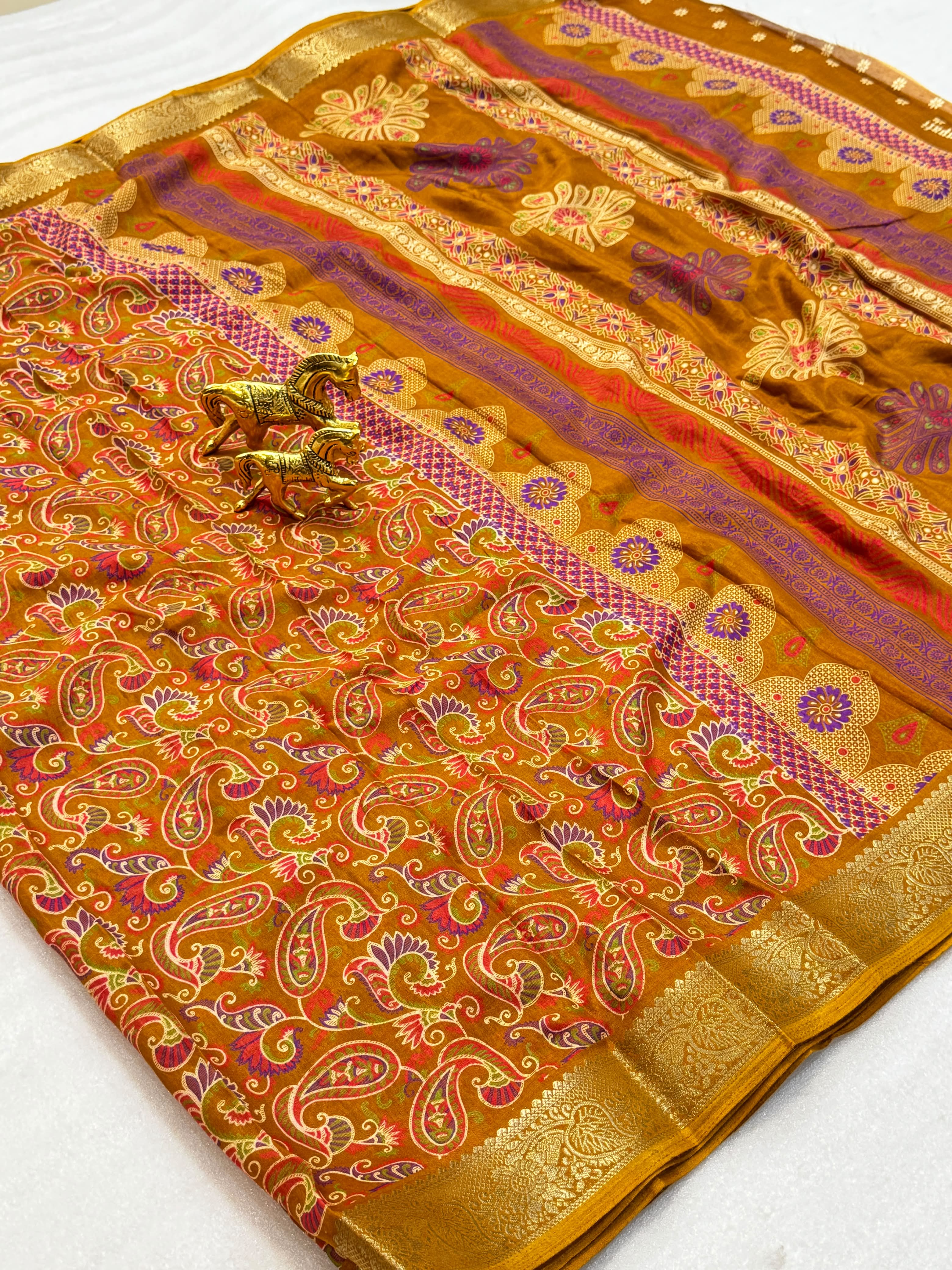 Beautiful Soft Mul Cotton Saree -SU