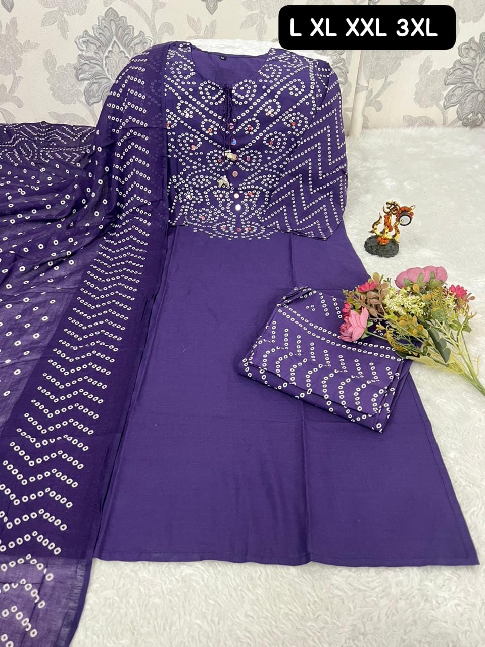 Stunning Bandhani Suit Set -SU