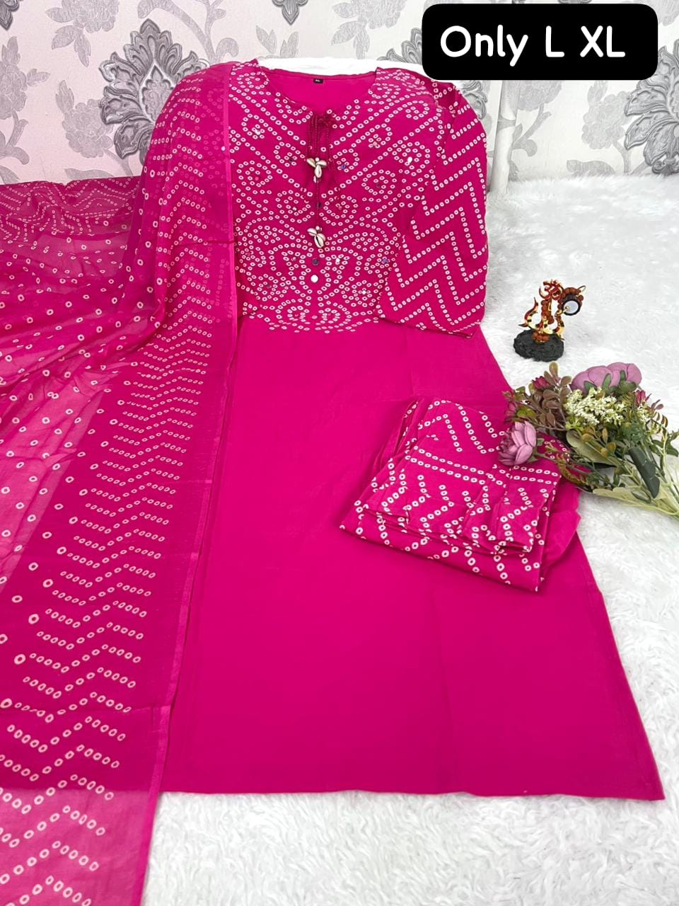 Stunning Bandhani Suit Set -SU