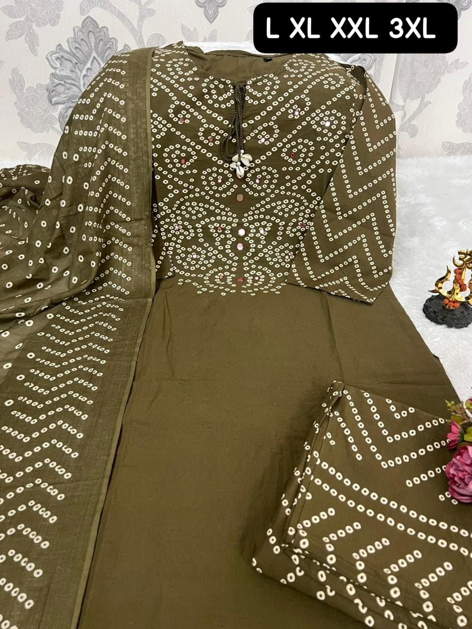 Stunning Bandhani Suit Set -SU