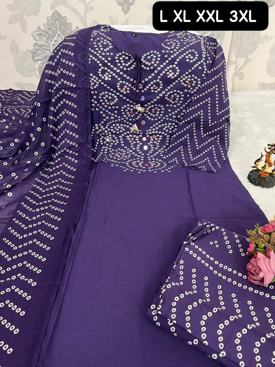 Stunning Bandhani Suit Set -SU