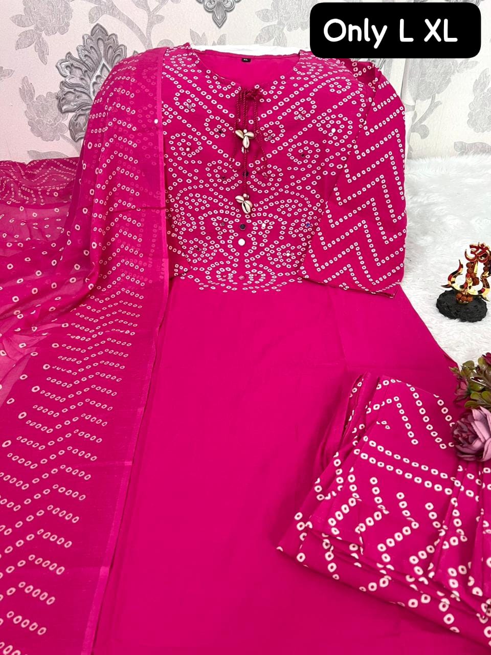 Stunning Bandhani Suit Set -SU
