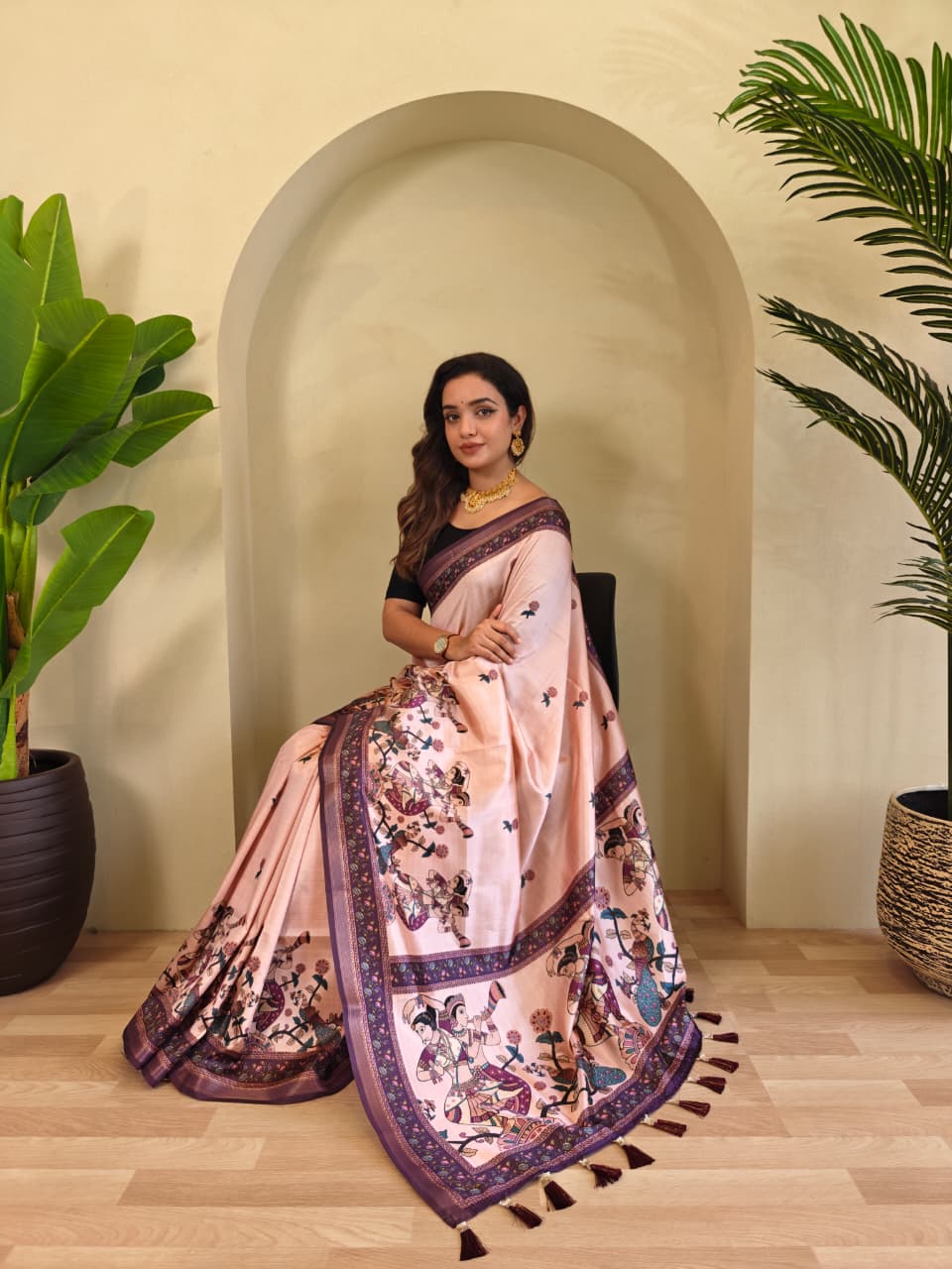 Premium Pure Dola Viscose Sarees -SU