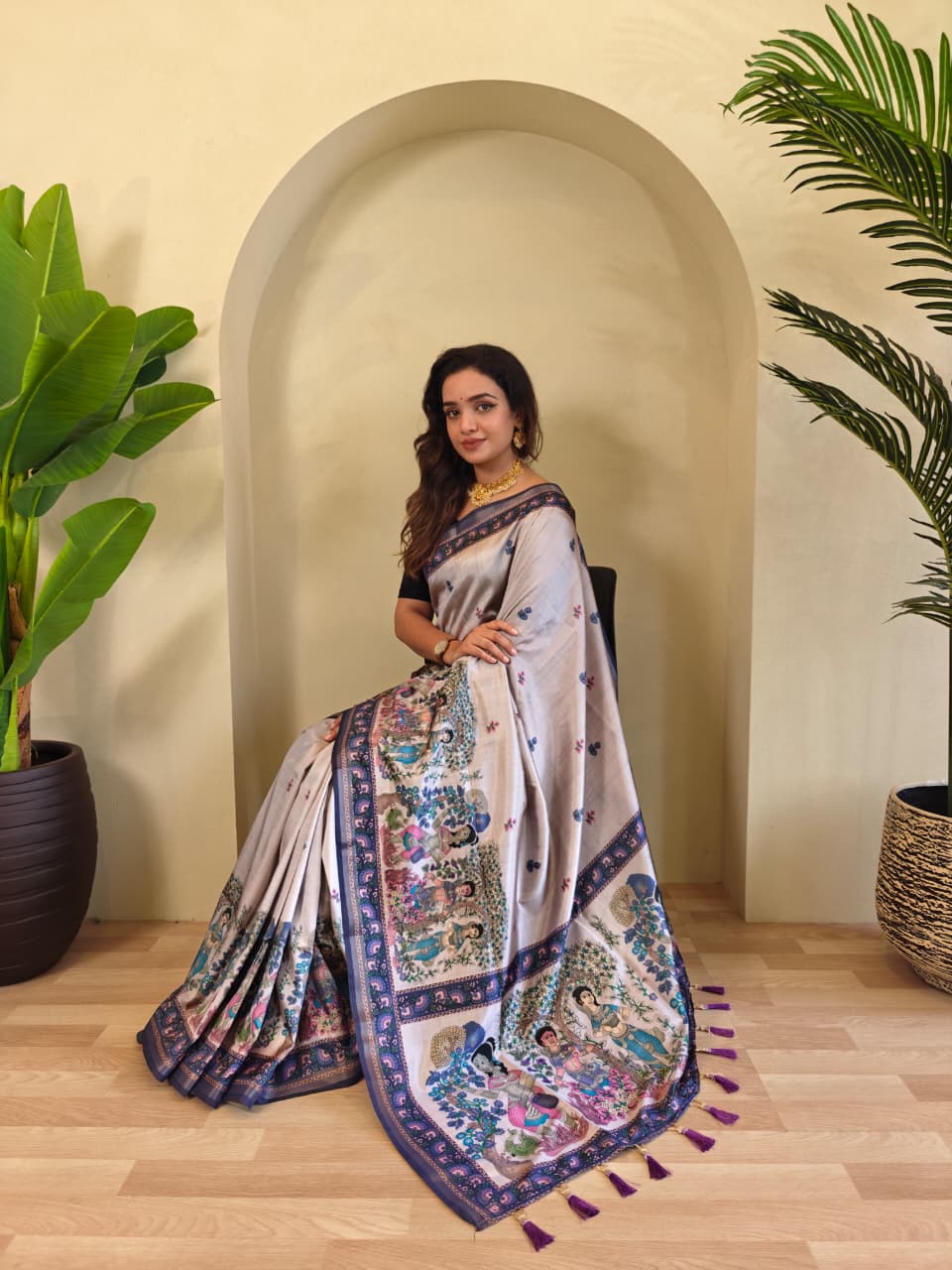 Premium Pure Dola Viscose Sarees -SU