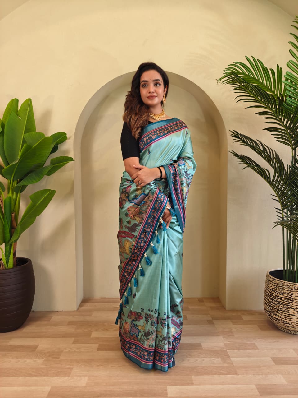 Premium Pure Dola Viscose Sarees -SU